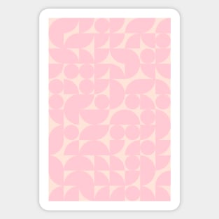 Soft Geometric Pattern - Shapes #4 Sticker